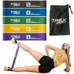 Trex Sport kummist vastupanu lintide komplekt, 5 tk