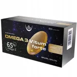 Toidulisand Omega-3 Vitum Forte OLEOFARM 1100 mg 60 kapslit DHA ja EPA kalamaksa&otilde;li