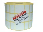ZEBRA isekleepuvad kleepsud, 32x20 mm, valged, 1000 tk, termosiirdega
