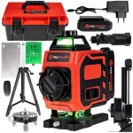 4D ristlazer nivellisaator roheline 120 cm statiivi ja LASER CROSS-iga