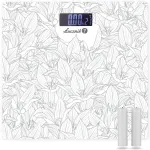 Łucznik elektroonilised vannikaalud, LCD-ekraan, klaasist, 150 kg, patareidega