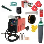 Keevitusmasin MIGOMAT PRAKTIK MIG 200 SYNERGY LED gaasiballooniga