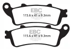 Piduriklotsid EBC SFAC281 s&uuml;sinik, motorollerile