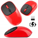 Juhtmevaba optiline hiir, USB Nano, must/punane