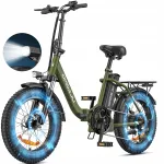 Elektriline jalgratas ULZOMO DOLPHIN, 350W, 468Wh, 20x4", pika s&otilde;iduulatusega