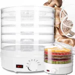 STRONG 350W seente kuivati, 5 resti, BPA-vaba, sobib puuviljadele, k&ouml;&ouml;giviljadele, &uuml;rtidele