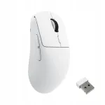 Lemokey G2 traadita hiir, Pixart 3950, 8 kHz, 2,4 GHz, USB, valge