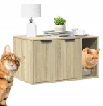 Kasside wc-kapp, sonoma tamm, 80x50x45 cm