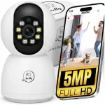 5MP sise-IP-kaamera WiFi, p&ouml;&ouml;ratav, suum ja liikumistuvastus