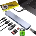 USB-C jagaja 9-&uuml;hes HDMI 4K, LAN, &uuml;hilduv MacBook Pro/Air-ga
