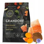 Grandorf Fresh Salmon kuivtoit v&auml;ikeste t&otilde;ugude t&auml;iskasvanud koertele, 3 kg