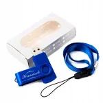 USB m&auml;lupulk 8 GB karbiga ja rihmaga, graveeritav, USB 2.0