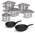 Klassiker Zwieger 11-osaline pottide komplekt Forte pannidega 24 cm ja 28 cm