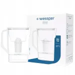 Vee filter 2,7 l WESSPER D3 SLIM valge kasseti ja korpusega