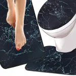 Vannitoavaipade komplekt 3 tk, libisemiskindlad, imavad
