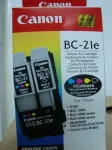 CANON BC-21e mustad ja v&auml;rvilised tindikassetid
