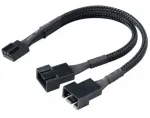 Ventilaatori toitejaotur SPLITTER, 4-ks 2x 3/4 PIN PWM