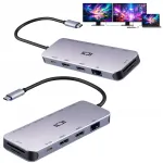 Fujitsu USB-C dokk s&uuml;learvutile, toetab 2 monitori