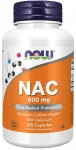 NOW FOODS NAC 600 mg toidulisand, 100 kapslit