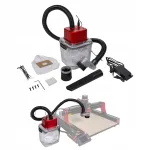 Tolmuimeja puidutolmu eemaldamiseks, sobib Mini CNC masinatele, CTF45P, 6000Pa, 72W, LED-iga