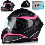 Naistemootorrattakiiver CGM 363A Shot Pink Pinlock s&uuml;steemi ja Blendi funktsiooniga