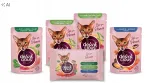 DELICKCIOUS t&auml;iskasvanud kasside toit pardaliha, kana, lammas, l&otilde;he, 4 x 85 g