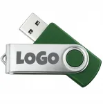 TWISTER USB m&auml;lupulk logoga, 2 GB, USB 2.0