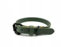 V&auml;ike roheline nahast koera kaelarihm, 29&ndash;35 cm, laius 1,5 cm