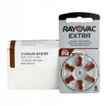 Kuuldeaparaadi patareid RAYOVAC 312 MF PR41, tsink-&otilde;hk, 60 tk