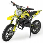 Laste 49CC motokrossi mootorratas, elektriline starter, LED-tuledega, kuni 35 km/h