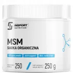 Toidulisand MSM Organic Sulfur 1000mg 250g, liigestele, juustele, k&uuml;&uuml;ntele, INSPORT
