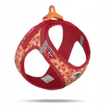 Koerte valjandid Curli Air Mesh, poolringikujulised, punased, 3XS