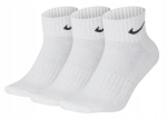 Unisex valged Nike spordisokid, suurus 38&ndash;42, poolpikkad, 3 paari