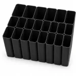 USB-kaablite korraldaja, must sahtli laadimiskonteiner