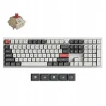 Keychron Q6 Ultra 8K traadita mehaaniline klaviatuur, valge, 100%