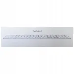Apple klaviatuur saksa keeles, valge, numbripaneeliga