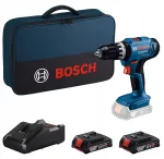 L&ouml;&ouml;k-kruvikeeraja BOSCH GSB 18V-25, 2x 2,0Ah akut, komplekt