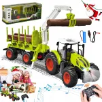 Puldiga juhitav traktor kummiratastega, suur