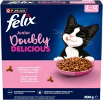 FELIX Doubly Delicious Junior kuivtoit kassipoegadele, kana ja kalkunilihaga, 800 g