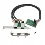 Mini PCI-E v&otilde;rgukaart kahe 10/100/1000 Mbps RJ45 Ethernet liidesega