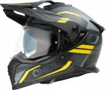 Kiiver O'Neal A-SRS SPIKE, hall/kollane, XL (61/62 cm), Pinlockiga