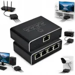 V&otilde;rgu adapter RJ45 jagaja 1 kuni 4, 1000 Mbps, 4xRJ45