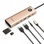 Orico PW11 USB-C dokk, 9 pordiga, HDMI 4K 60Hz, PD 100W, RJ45