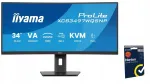 Monitor iiyama ProLite XCB3497WQSNP-B1 34" UWQHD 120Hz VA 0.4ms koos Nortoniga
