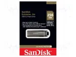 USB-m&auml;lupulk SANDISK Extreme GO 128GB, USB 3.2, must/h&otilde;bedane