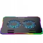 S&uuml;learvuti jahutusalus Wozinsky, 17", RGB, USB, 2 ventilaatorit