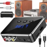 Bluetooth adapter 5.4 saatja ja vastuv&otilde;tja AUX RCA 3,5 mm BT 5V