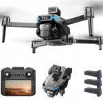 Droon SG901 MAX GPS kaameraga, takistuste v&auml;ltimine, 3 akut 3800 mAh, headless
