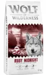 Wolf of Wilderness Ruby Midnight kuivtoit sea-, vasika- ja j&auml;neselihaga, 12 kg