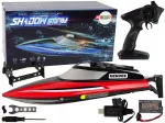 Kaugjuhtimisega mootorpaat 2,4G, punane, 20&ndash;25 km/h, 320x160 mm, Lean Toys